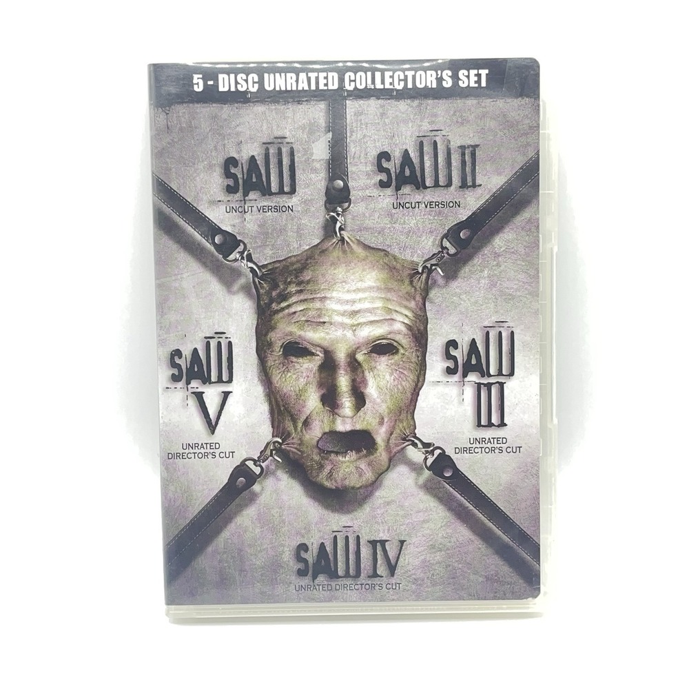 SAW Complete Horror Collection DVD BOX 1.2.3.4.5‎ Unrated, Uncut I-V